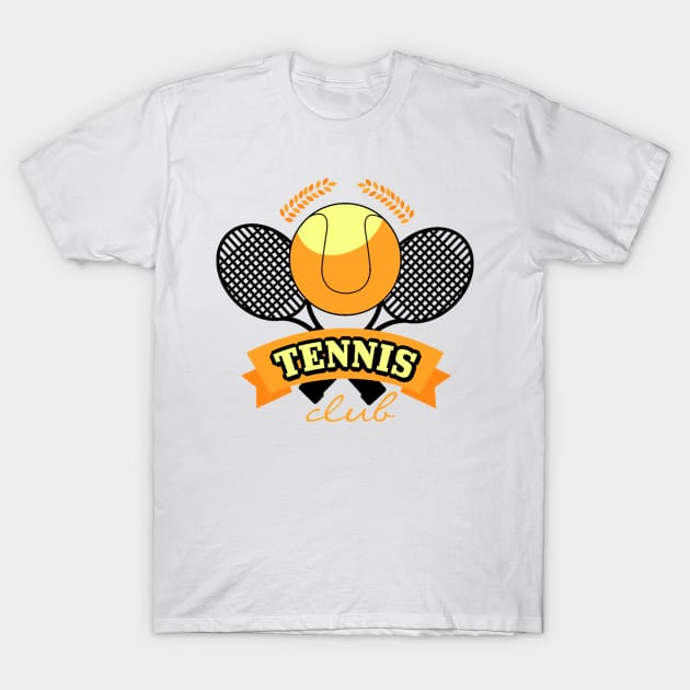 Tennis Club T-Shirt by FUNKYTAILOR